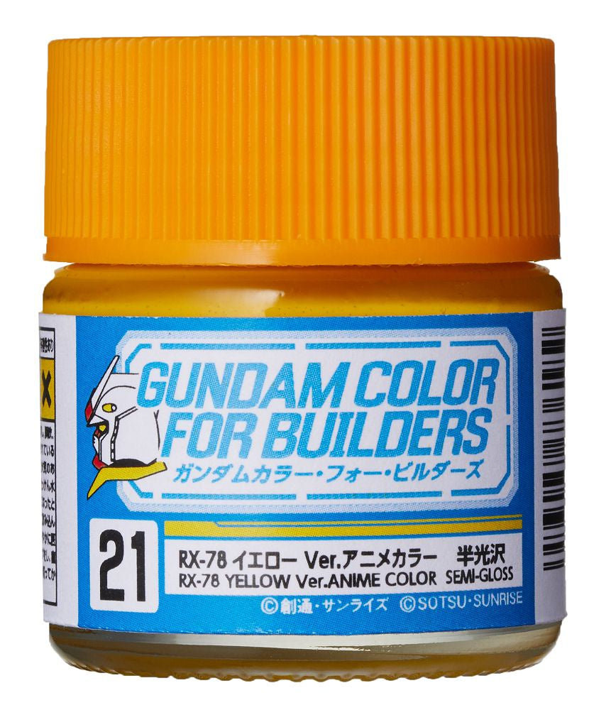 Mr Hobby G Color - RX-78 YELLOW Ver. ANIME COLOR | 4973028736182
