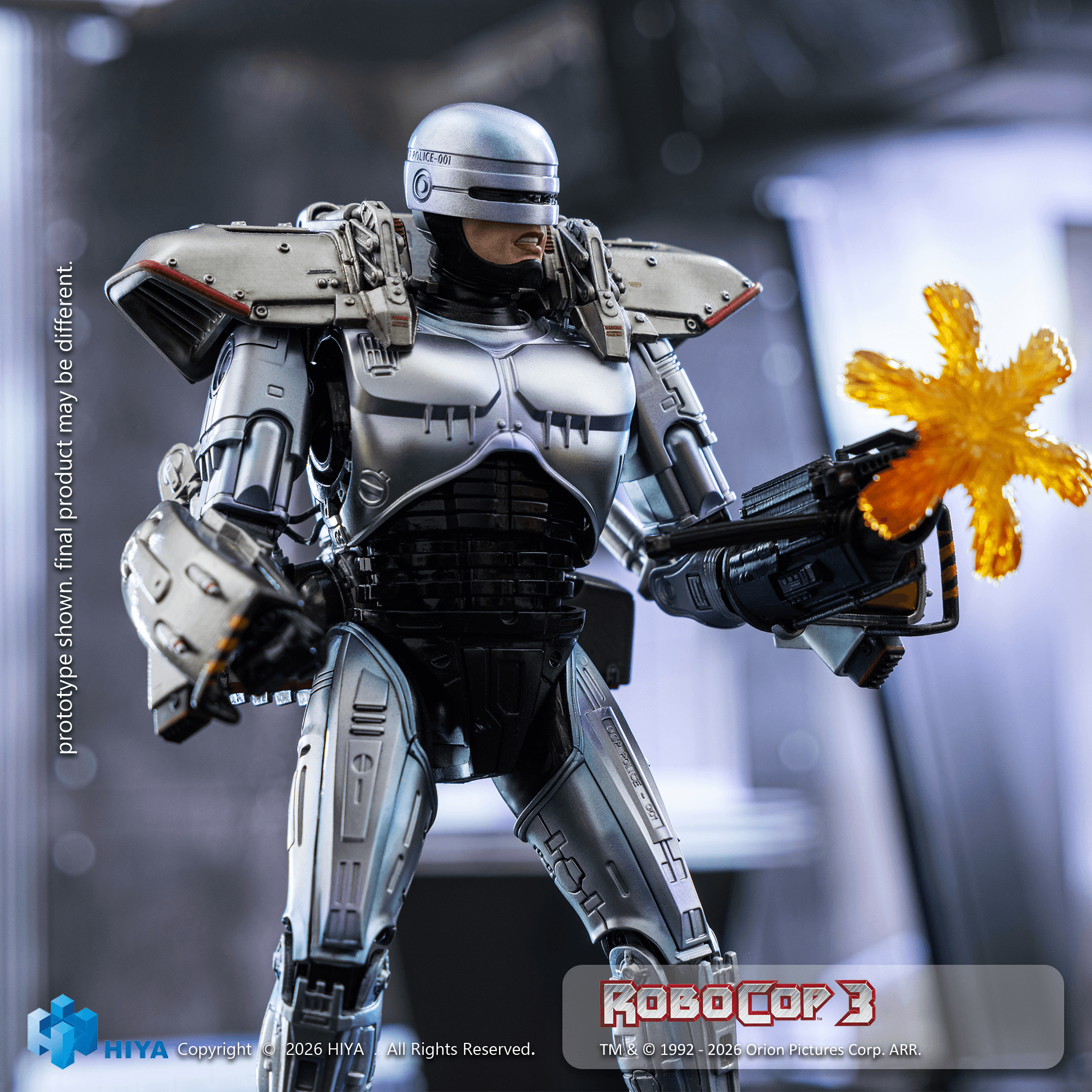 HIYA Exquisite Super Series 112 Scale 6.5 Inch RoboCop 3 RoboCop Action Figure | 6957534205606