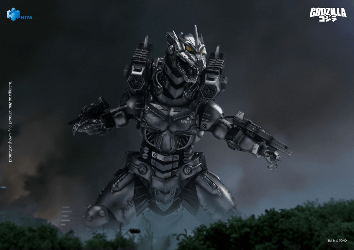 HIYA Exquisite Basic Series None Scale 7.7 Inch Godzilla Tokyo S.O.S. 2003 Mechagodzilla Heavy Arms / High Mobility Version Action Figure