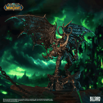 Blizzard World of Warcraft® Illidan Stormrage 1/10 Scale Bronze-Colored Edition Statue | 6978082550246