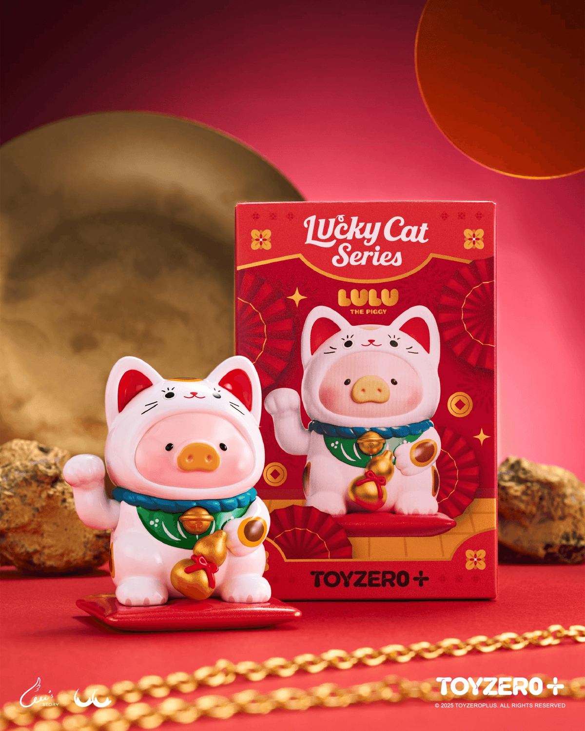 LuLu the Piggy - LUcky Cat Series (Blind Box) (Box of 8)