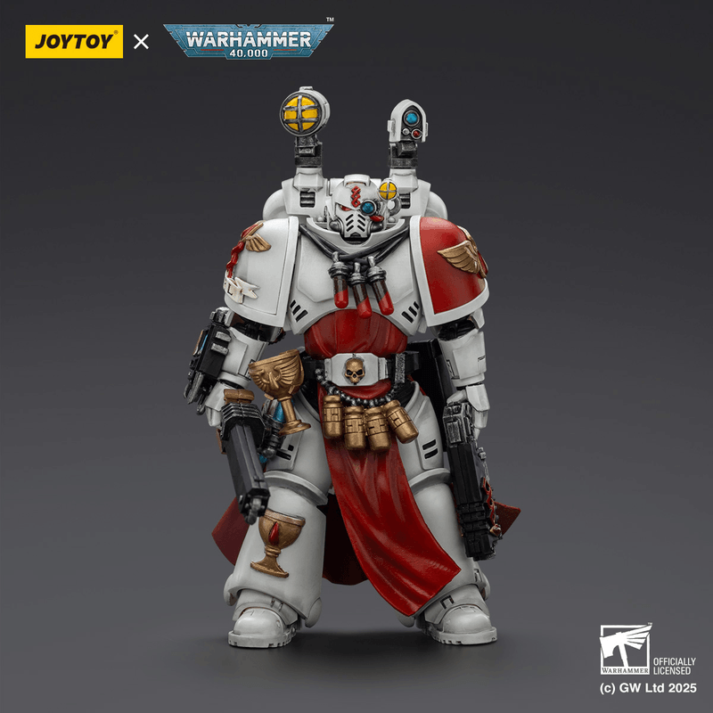 JOYTOY Blood Angels Sanguinary Priest with Heavy bolt pistol, chainsword and narthecium
