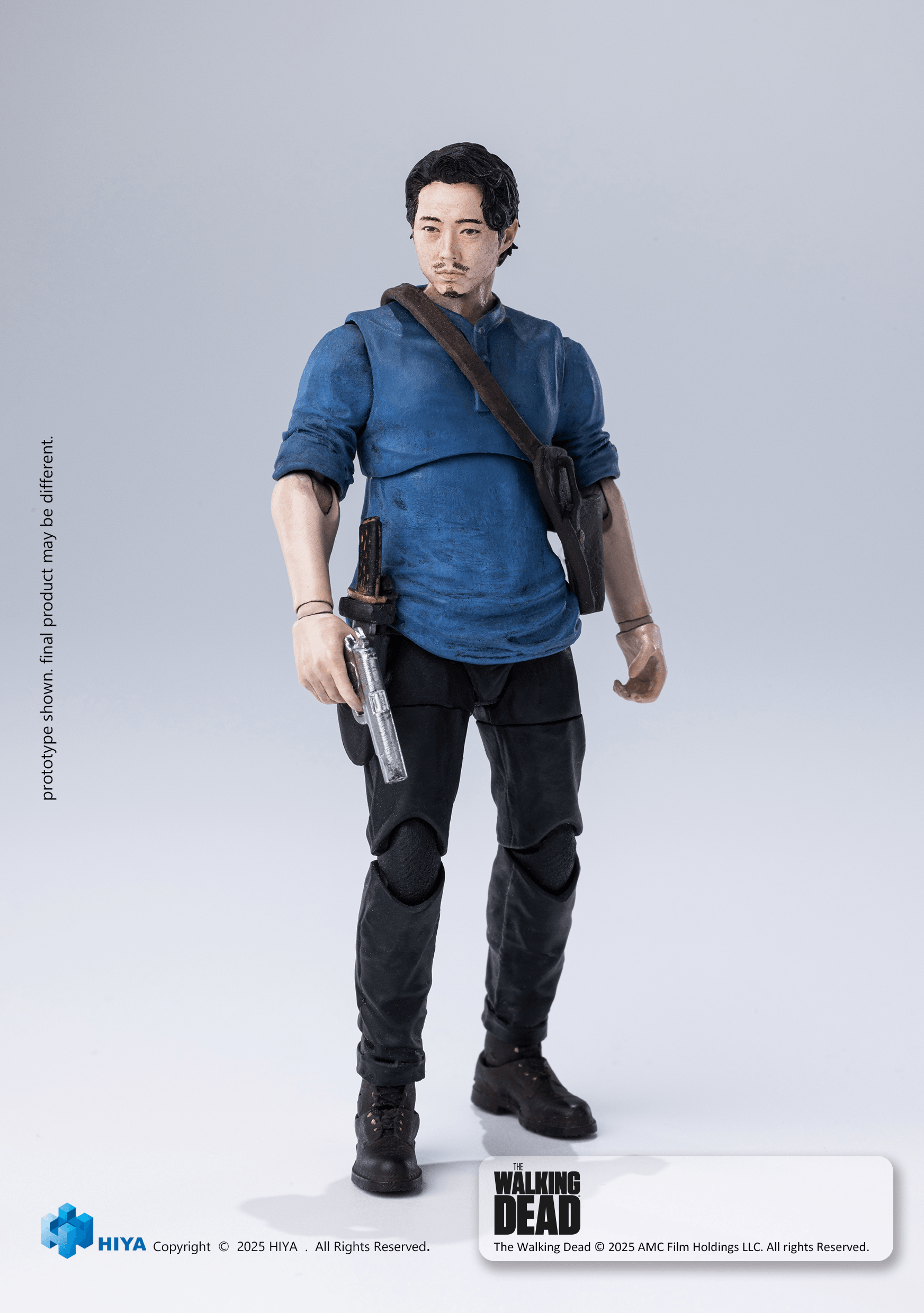 HIYA Exquisite Mini Series 1/18 Scale 4 Inch The Walking Dead Glenn Action Figure | 6957534204593