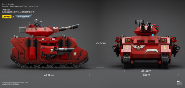 JOYTOY Blood Angels Predator Annihilator with Twin Lascannons | 6927054401499
