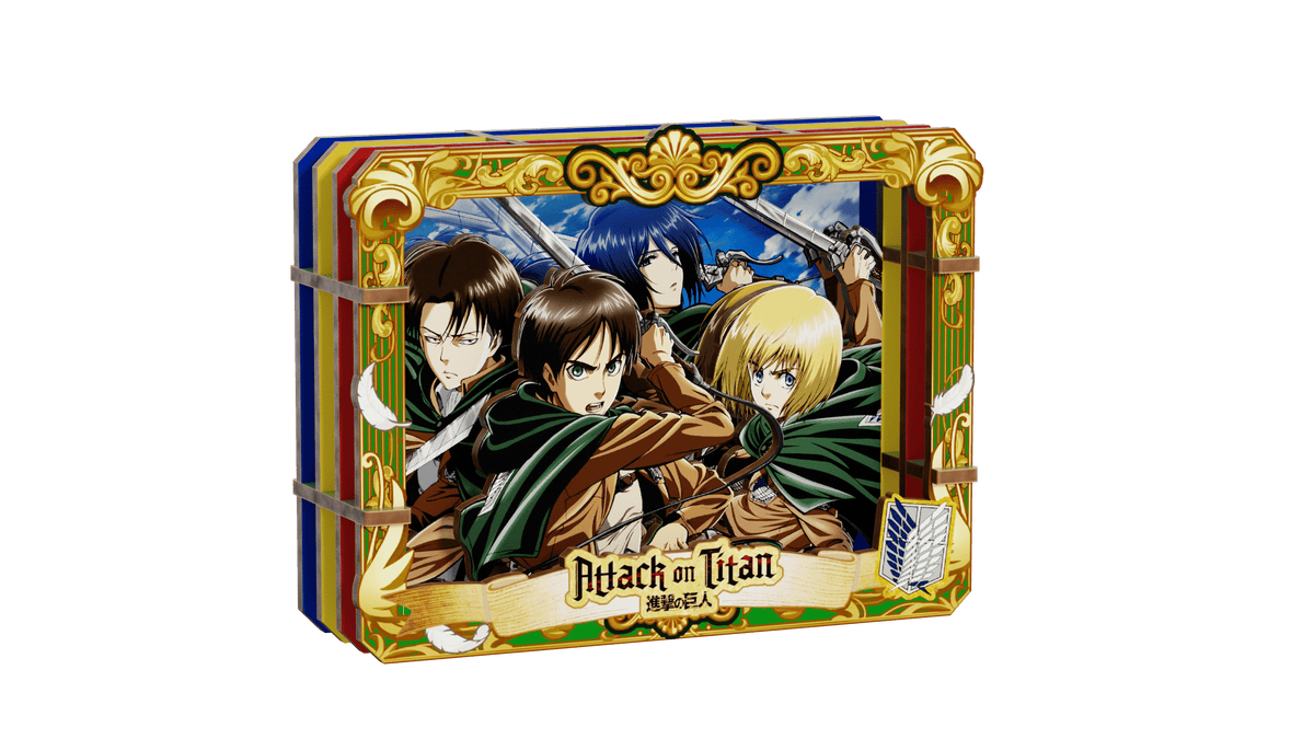 Attack on Titan Wooden Gallery - S (6 units/set) (Box of 6)