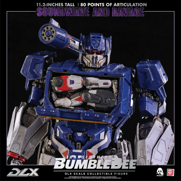 Three Zero Transformers: Bumblebee - DLX Soundwave and Ravage | 4897056202627