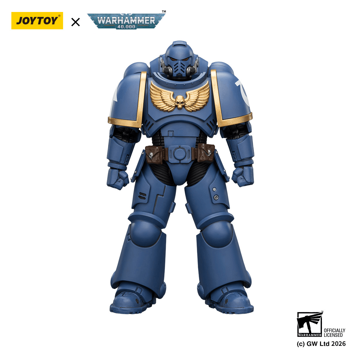 Ultramarines Intercessor with Bolt Rifle, Bolt Pistol and Chainsword | 6927054403813