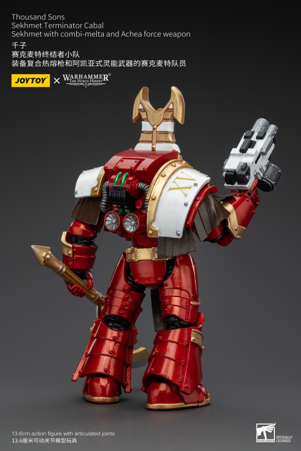 Joy Toy Thousand Sons Sekhmet Terminator Cabal Sekhmet With Combi-Melta And Achea Force Weapon | 6973130378605