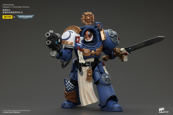 Joy Toy Ultramarines Captain In Terminator Armour | 6973130374980