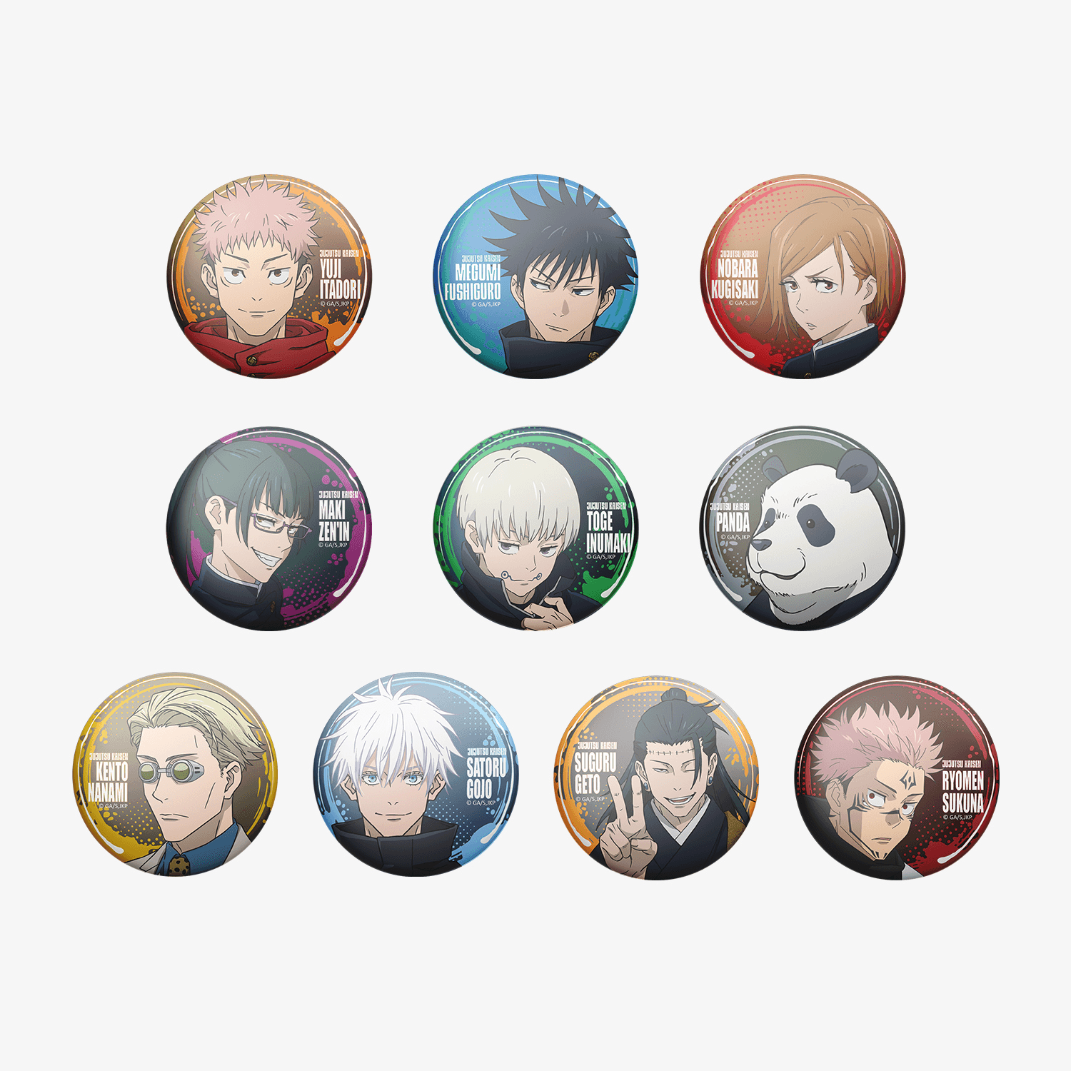 Jujutsu Kaisen S2 - Button Pin Blind Box (10 units/set) (Box of 10)