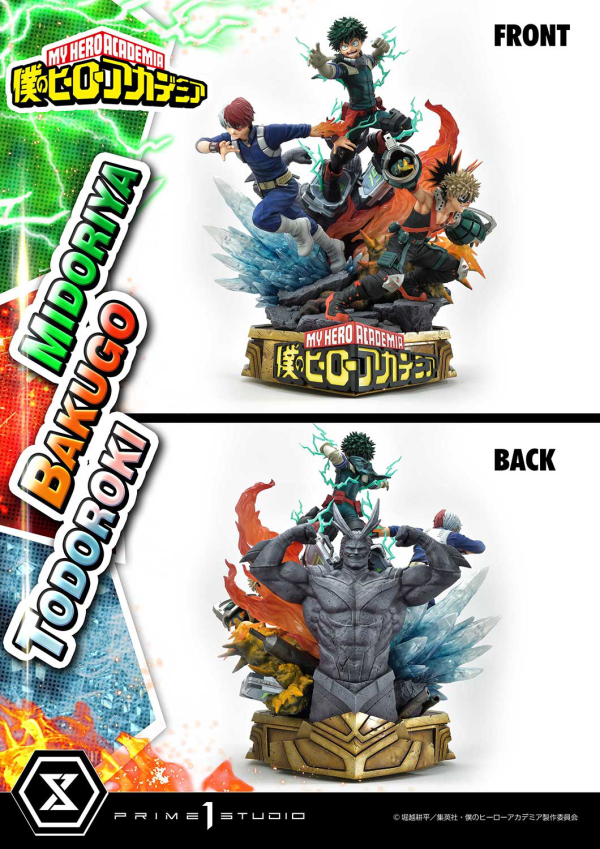 Prime 1 Studio Ultimate Premium Masterline My Hero Academia Midoriya, Bakugo & Todoroki | 4582535945798