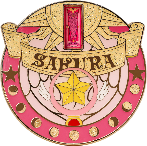 Cardcaptor Sakura 25th Anniversary Metal Badge: Star Wand | 4580590197244