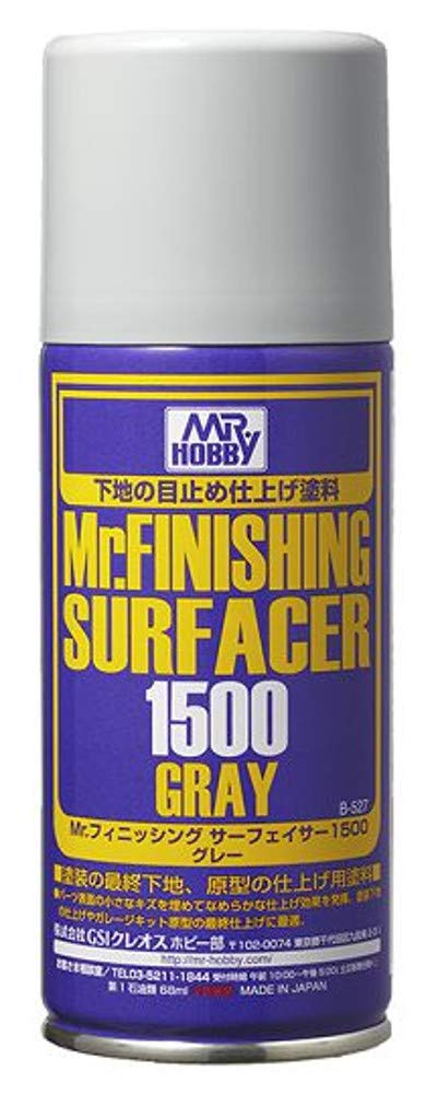 Mr Hobby Mr Finishing Surfacer Spray 1500 Gray | 4973028432916