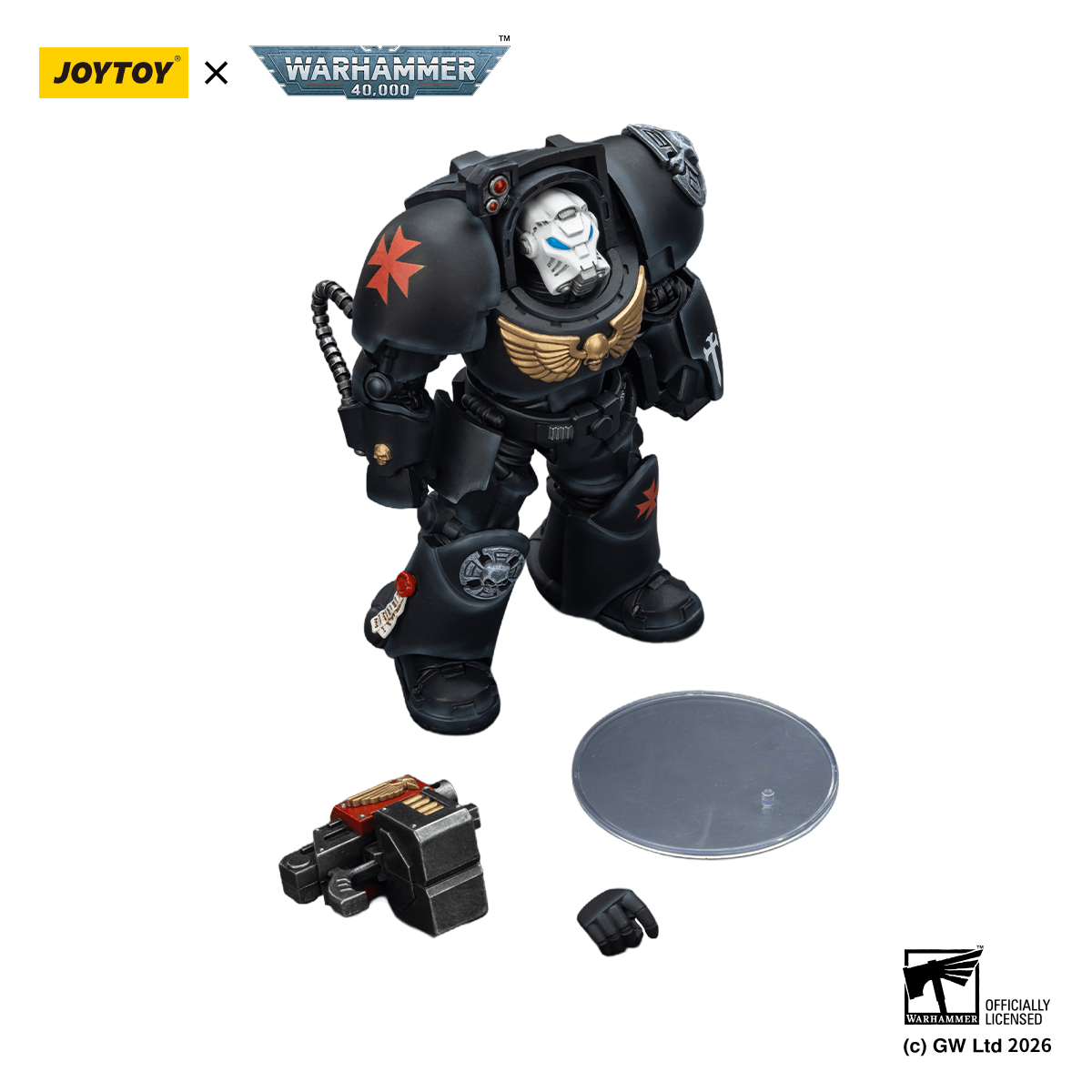 BlackTemplars Terminator 2 with Power Fist and Storm Bolter | 6927054403103