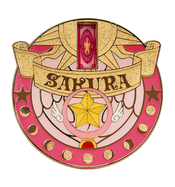 Cardcaptor Sakura 25th Anniversary Metal Badge: Star Wand | 4580590197244