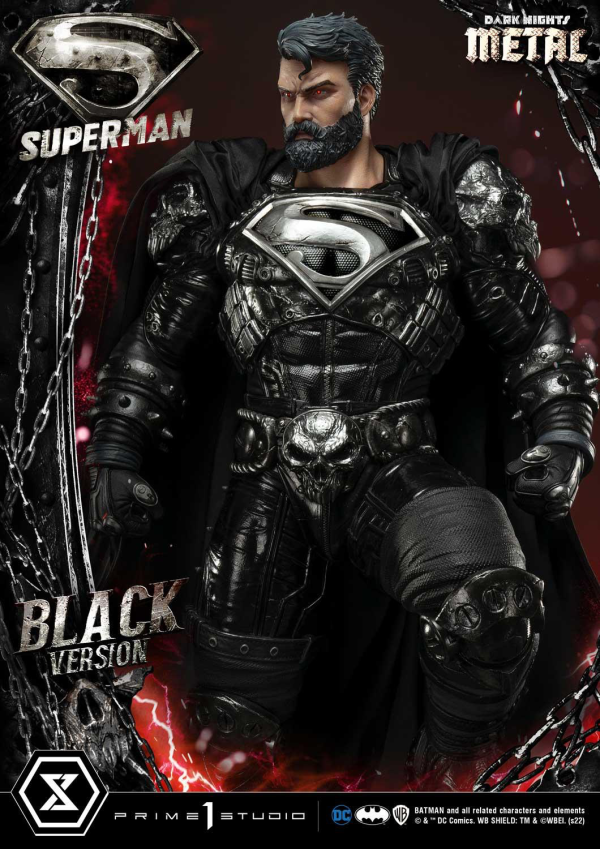 Prime 1 Studio Museum Masterline Dark Nights: Metal (Comics) Superman Black Version | 4580708043500