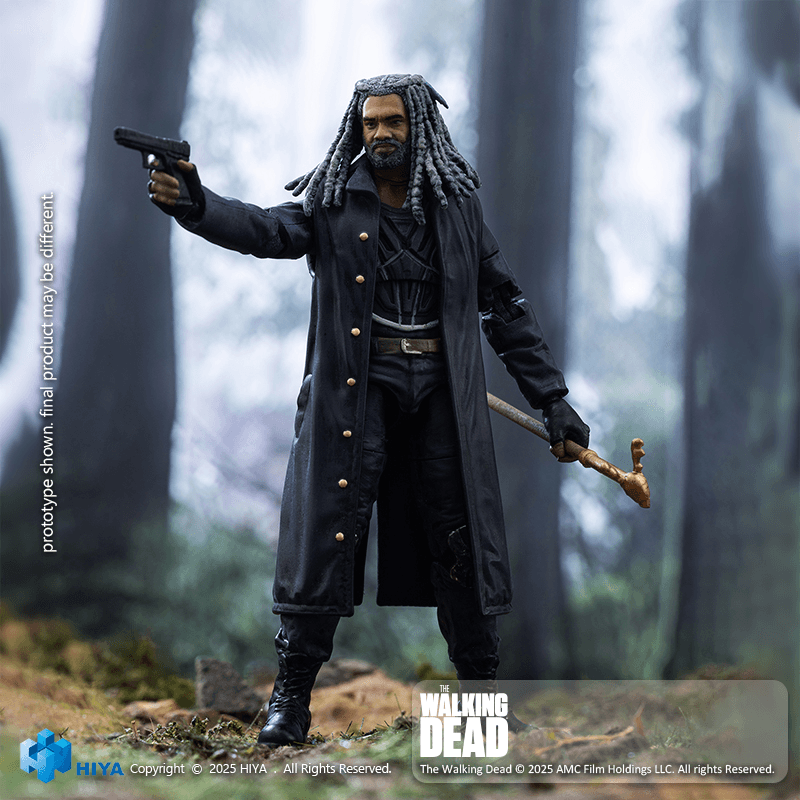 HIYA Exquisite Mini Series 118 Scale 4 Inch The Walking Dead Ezekiel Action Figure | 6957534204890