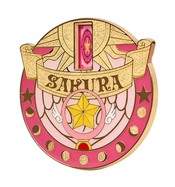 Cardcaptor Sakura 25th Anniversary Metal Badge: Star Wand | 4580590197244