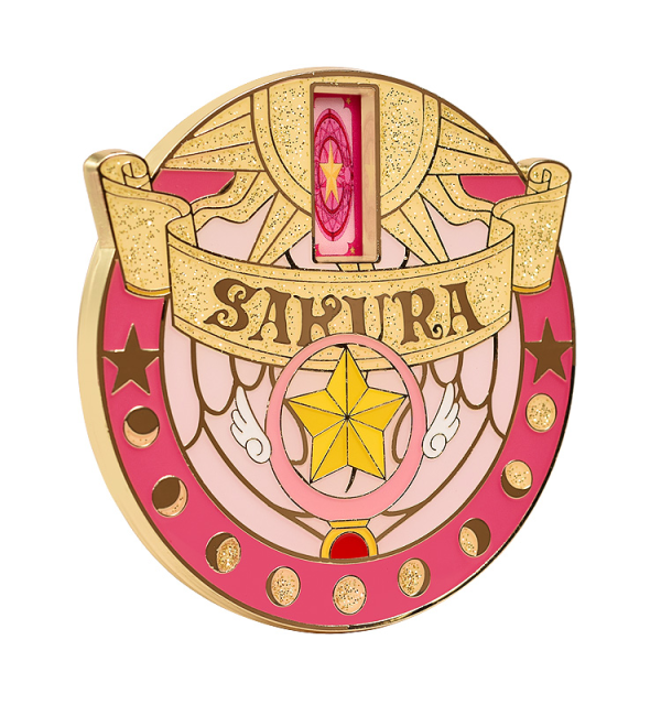 Cardcaptor Sakura 25th Anniversary Metal Badge: Star Wand | 4580590197244