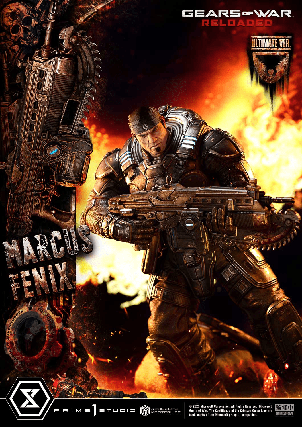 Real Elite Masterline Gears of War: Reloaded Marcus Fenix Ultimate Version | 4582647123480