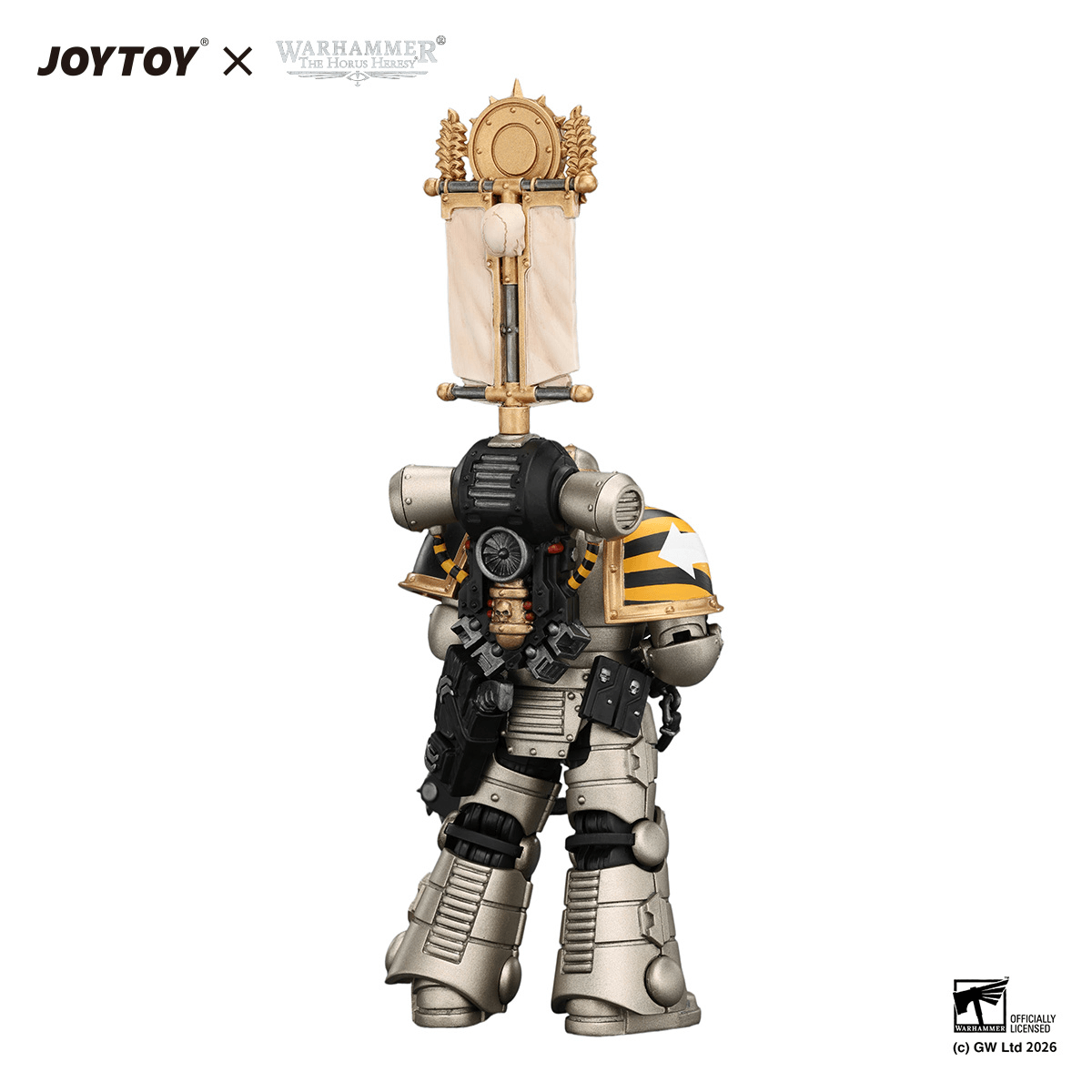 Iron Warriors MkII Legionary1 with Vexilla, Bolter and Bolt Pistol | 6927054404452