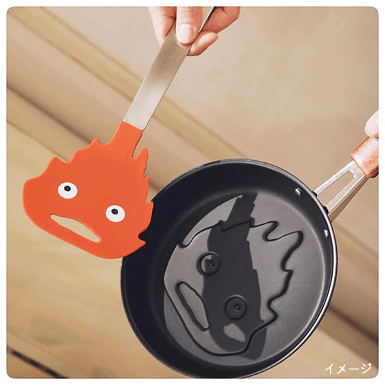 Calcifer Kitchen Tool Spatula "Howl's Moving Castle" (Box/6) | 4990593453047