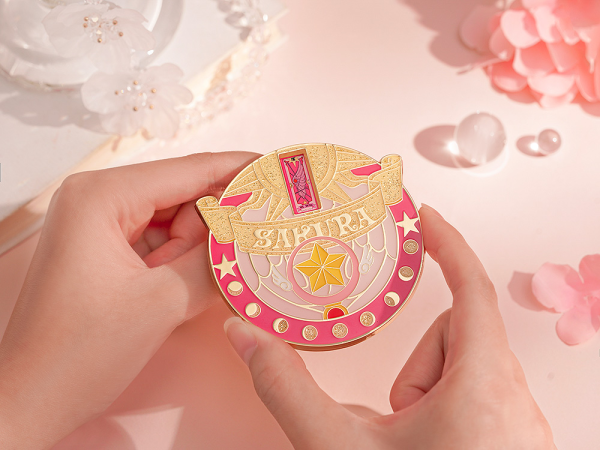 Cardcaptor Sakura 25th Anniversary Metal Badge: Star Wand | 4580590197244