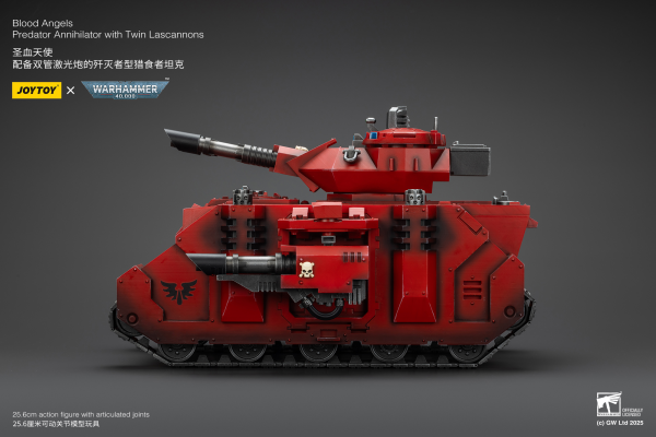 JOYTOY Blood Angels Predator Annihilator with Twin Lascannons | 6927054401499