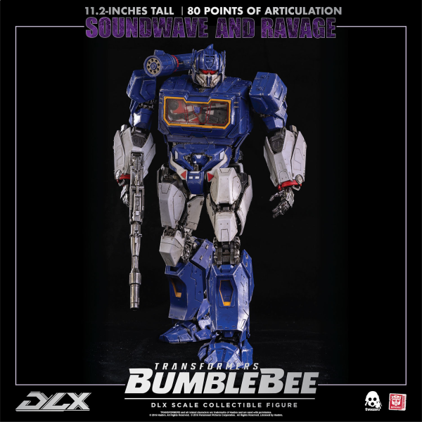 Three Zero Transformers: Bumblebee - DLX Soundwave and Ravage | 4897056202627