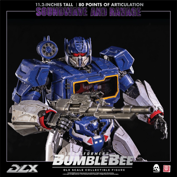 Three Zero Transformers: Bumblebee - DLX Soundwave and Ravage | 4897056202627