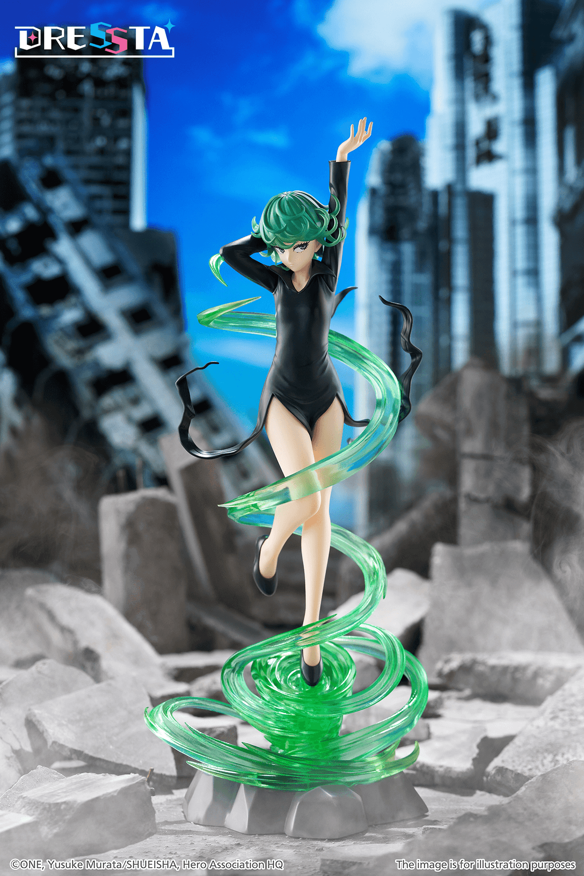 One-Punch Man DRESSTA Statue Figure - Terrible Tornado