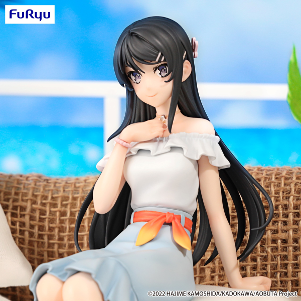 Rascal Does Not Dream Series Noodle Stopper Figure -Mai Sakurajima Summer Outfit ver.- | 4582655075542