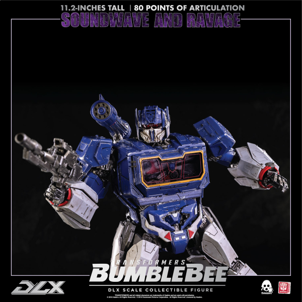 Three Zero Transformers: Bumblebee - DLX Soundwave and Ravage | 4897056202627
