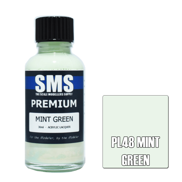The Scale Modellers Supply (SMS) Premium MINT GREEN RAL6019 30ml | 707959821297