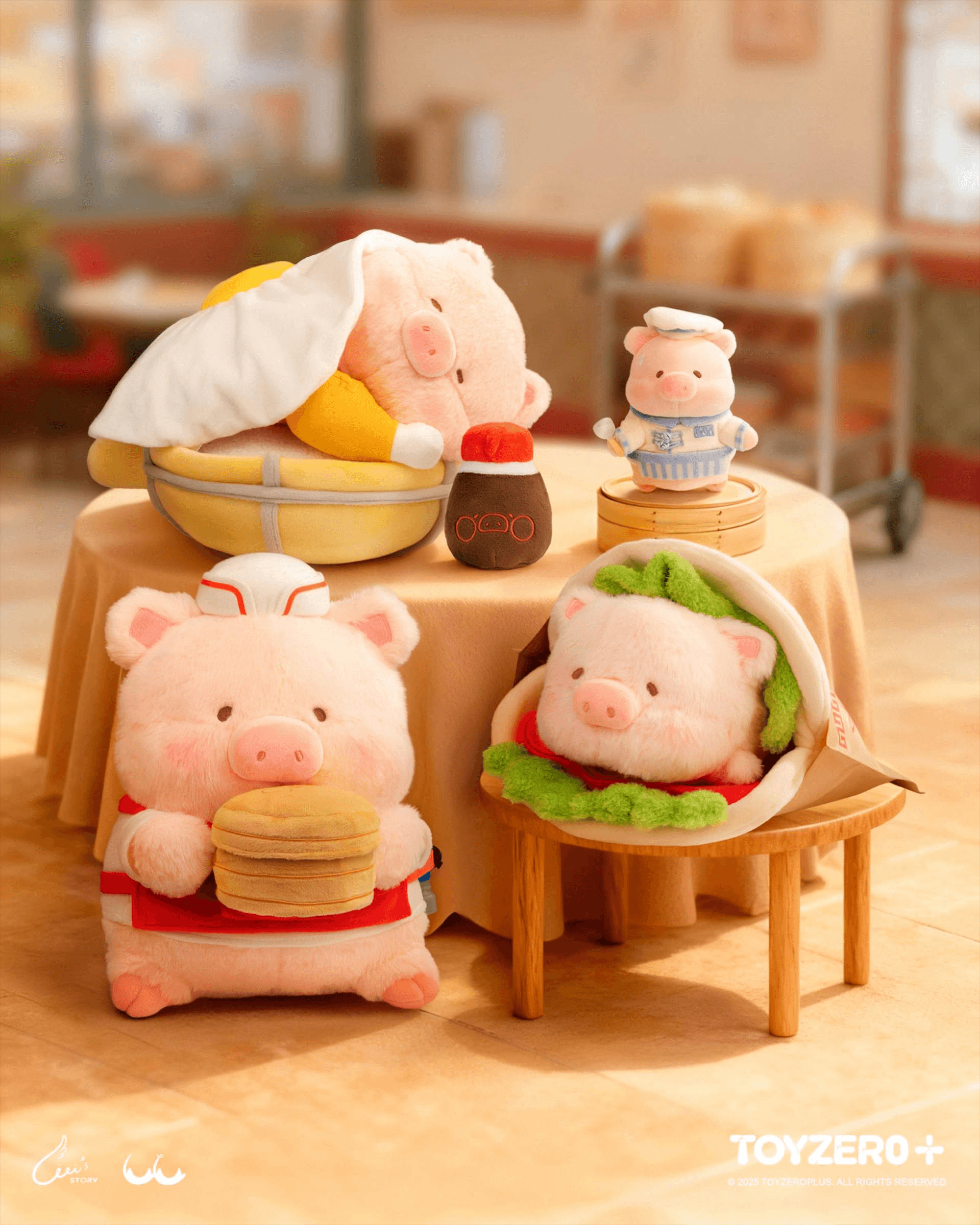 LuLu the Piggy Lu's Table - Claypot Rice Lu Plush | 6978531761902