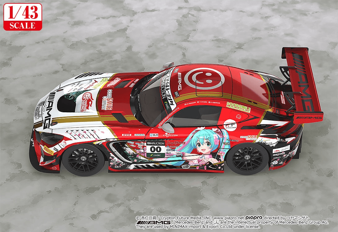 (Rerelease) 1/43rd Scale Mercedes-AMG Team GOOD SMILE 2019 SUZUKA 10HOURS Ver.