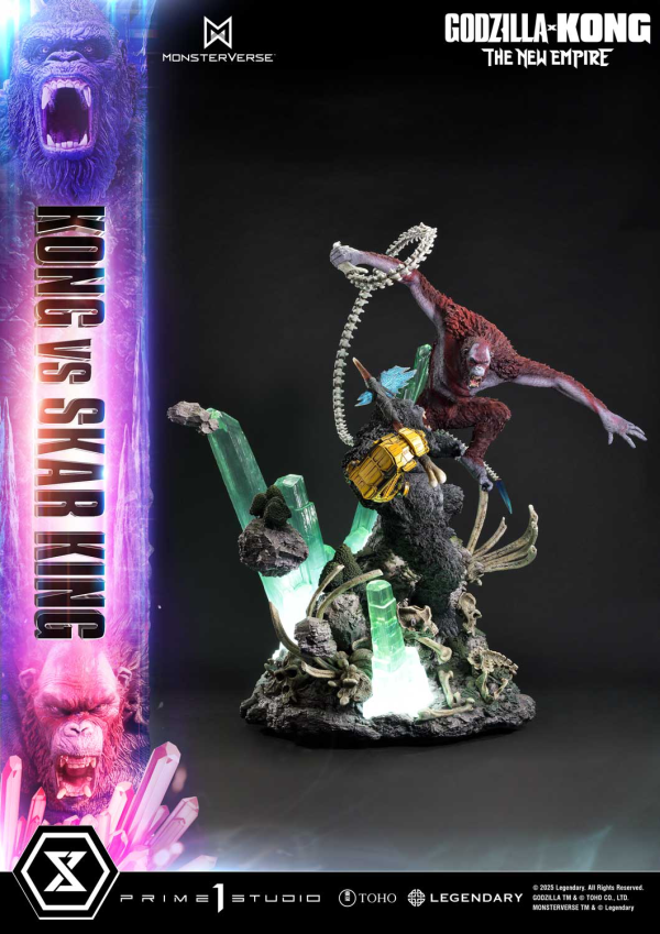 Prime 1 Studio Ultimate Diorama Masterline Godzilla x Kong: The New Empire (Film) Kong vs Skar King Bonus Version | 4582647121707