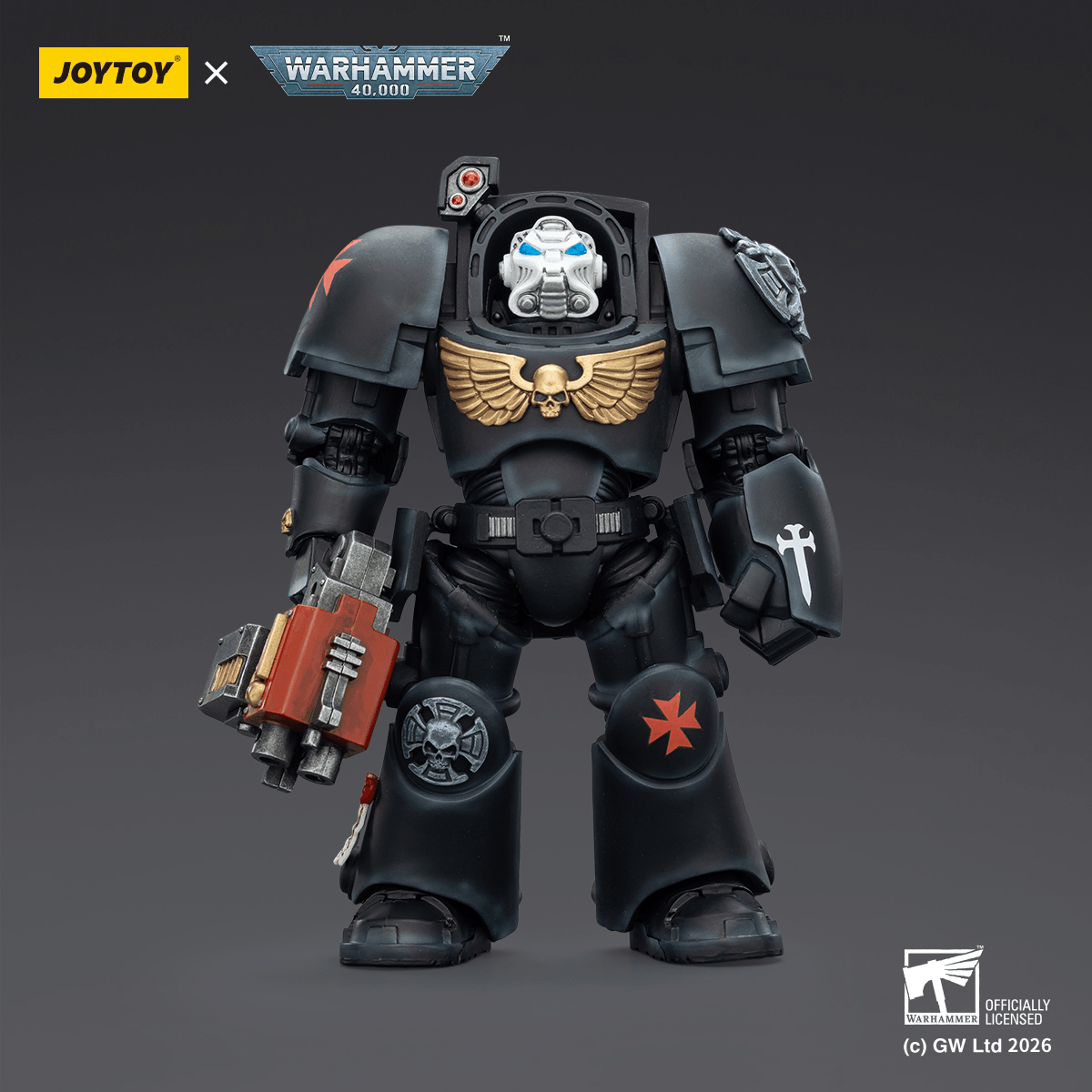 BlackTemplars Terminator 2 with Power Fist and Storm Bolter | 6927054403103