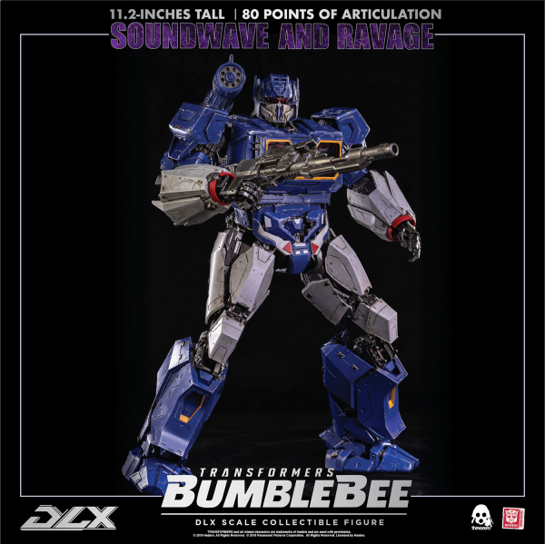 Three Zero Transformers: Bumblebee - DLX Soundwave and Ravage | 4897056202627