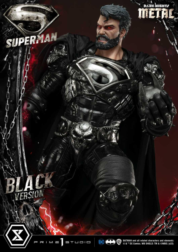 Prime 1 Studio Museum Masterline Dark Nights: Metal (Comics) Superman Black Version | 4580708043500