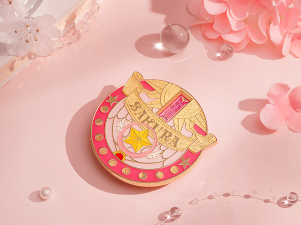 Cardcaptor Sakura 25th Anniversary Metal Badge: Star Wand | 4580590197244