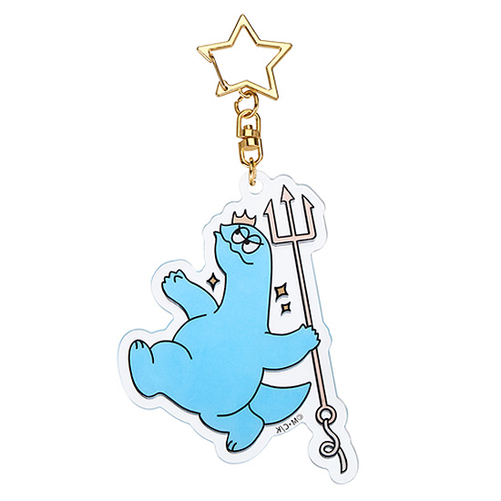 Gal & Dino Glow-in-the-Dark Acrylic Keychain Javelin Throwing | 4580590180536