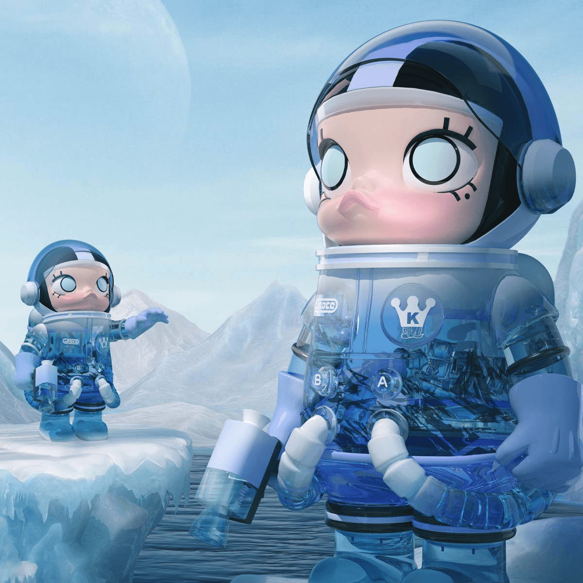 MEGA SPACE MOLLY 1000% Glacier | 6941848200068