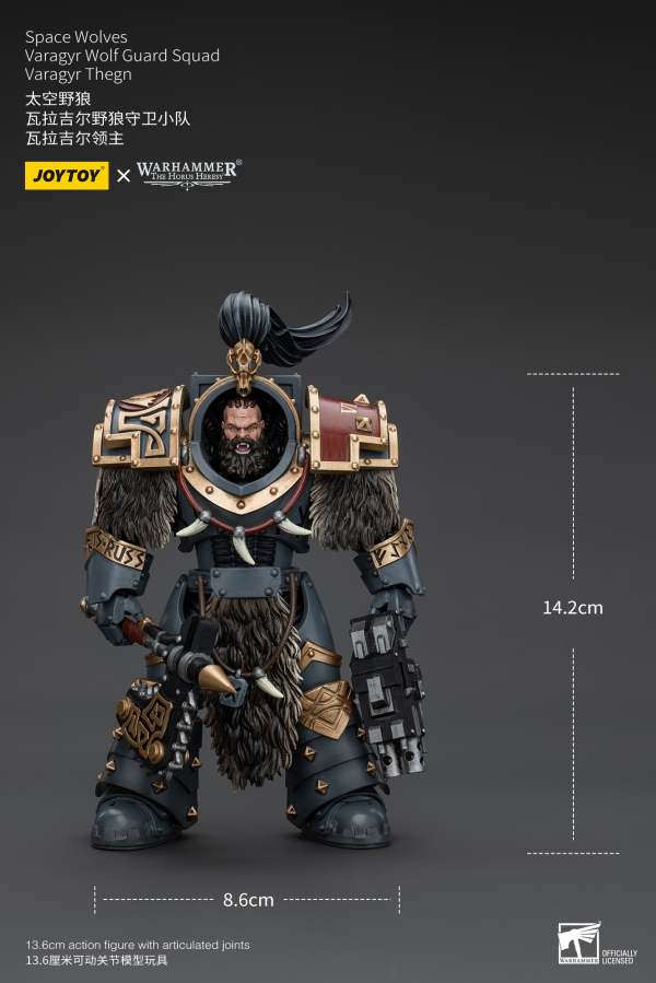 Joy Toy Space Wolves Varagyr Wolf Guard Squad Varagyr Thegn | 6973130376908
