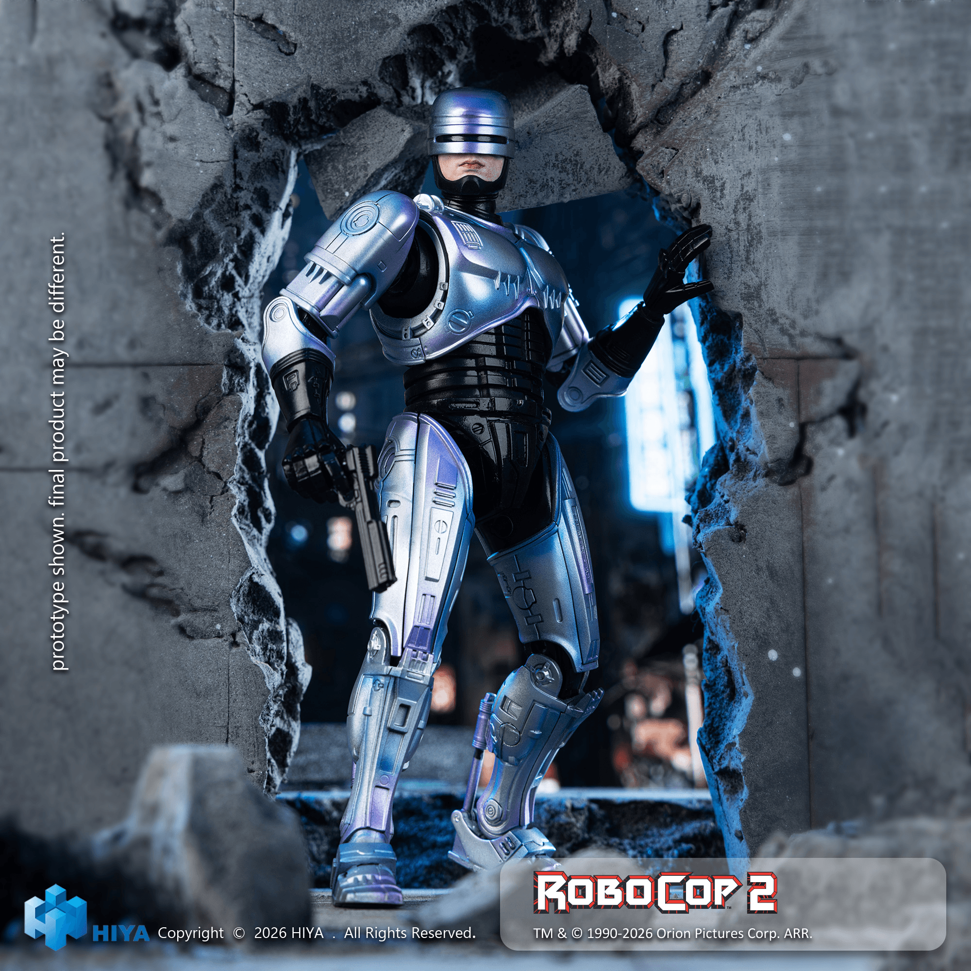 1/12 Scale 6.5 Inch RoboCop 2 RoboCop Action Figure | 6957534205323
