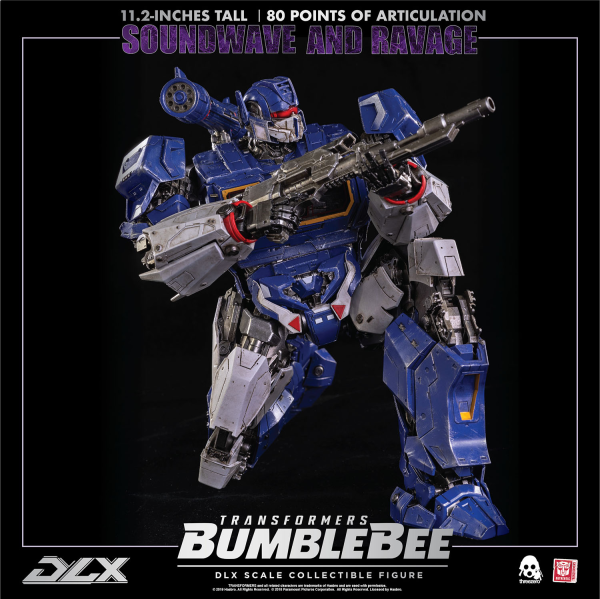 Three Zero Transformers: Bumblebee - DLX Soundwave and Ravage | 4897056202627