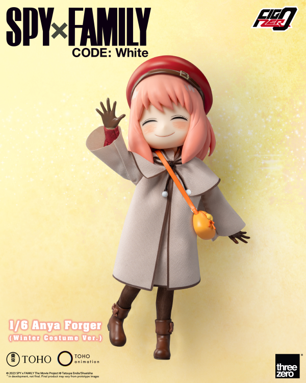 threezero SPY×FAMILY CODE: White - FigZero 1/6 Anya Forger (Winter Costume Ver.) | 4895250811218