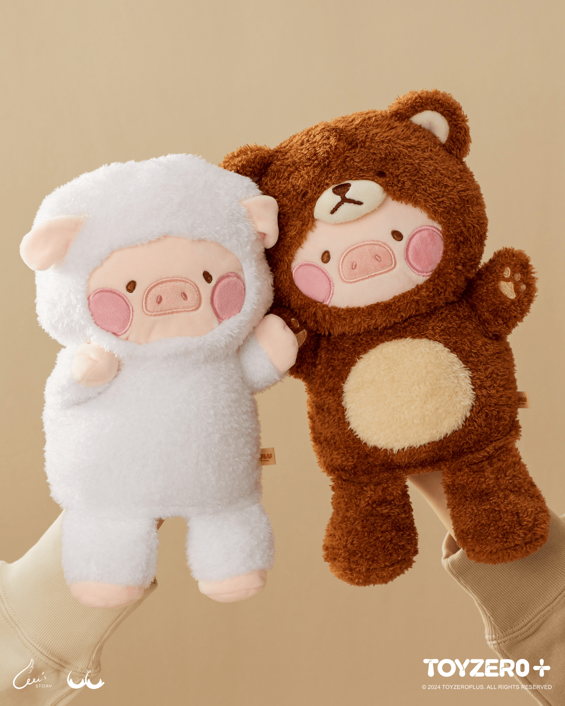 LuLu the Piggy Costume Series - Fluffy Hand Puppets (Sheep) | 781005758195