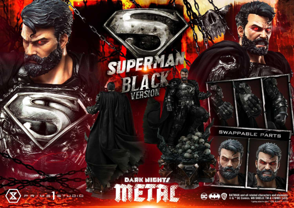 Prime 1 Studio Museum Masterline Dark Nights: Metal (Comics) Superman Black Version | 4580708043500