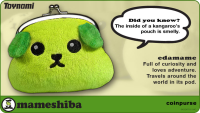 Toynami Mameshiba Coin Purse - Edamame | 816355007492
